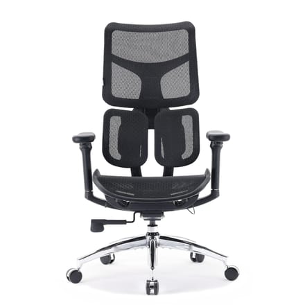 Bureaustoel / draaistoel S100-M301 netstof zwart Sihoo