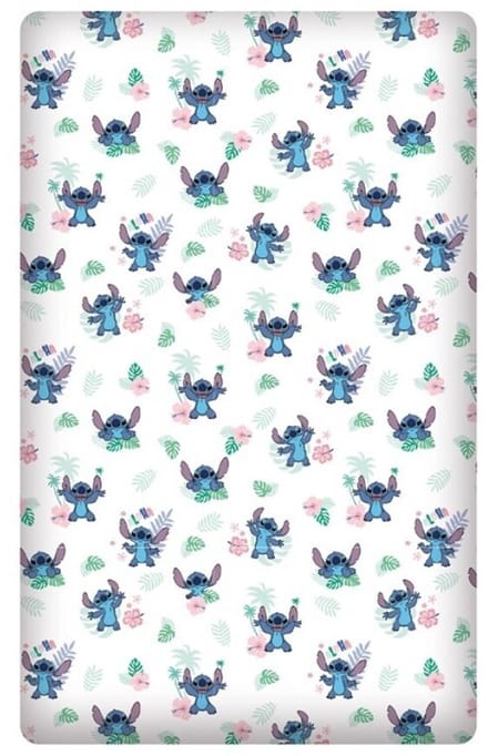 Disney Lilo & Stitch hoeslaken - 90 x 200 cm - Katoen