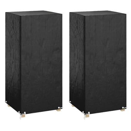 vidaXL - Tuinstoelhoezen - 2 - st - 8 - oogjes - 75x70x140 - cm - polyetheen