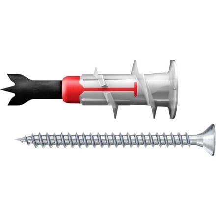 Fischer Gipsplaatplug Duoblade Nylon - Diam. 8 Mm - 6 Stuks