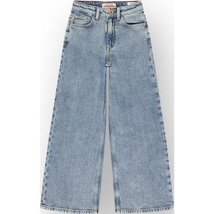 Meisjes Extra Wide Leg Jeans Cita