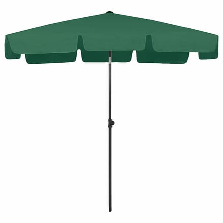 vidaXL - Strandparasol - 200x125 - cm - groen