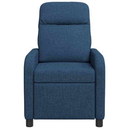 vidaXL - Recliner - Blauw - Stof