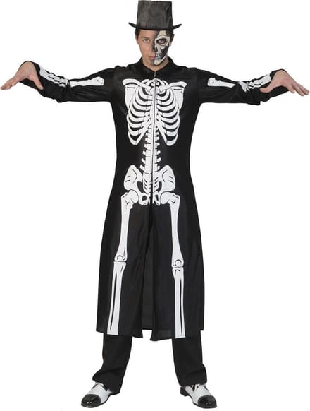 Skelet pak Halloween heren