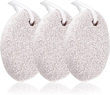 3-Pack Natuurlijke Puimsteen voor Harde Huid en Eeltverwijdering Voetverzorging