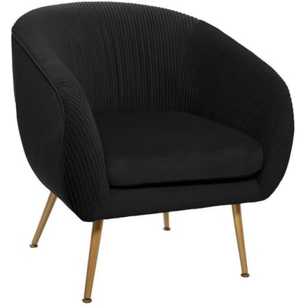 Eazy Living Fauteuil Delray Zwart