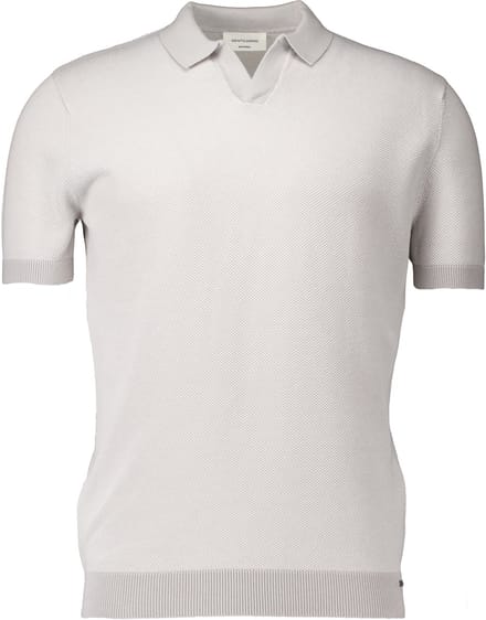 Gentiluomo poloshirt korte mouw grijs
