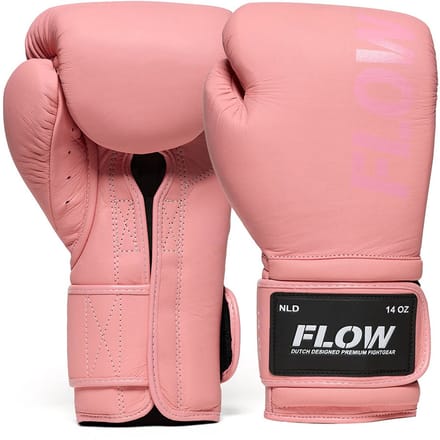 Flow - Challenge Bokshandschoenen - Echt Leer - Roze 10 oz