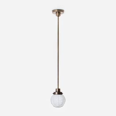 Hanglamp Guimard Flower 20's Brons - Art Deco Trade