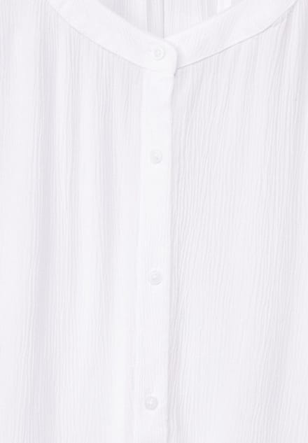 Street One - A344050 - Buttoned crinkle top w crochet