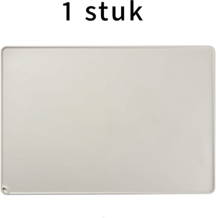 1 stuk siliconen deegmat - 40x60 cm - antislip - voor bakken en kneden - grijs