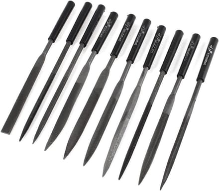 Houtsculptuur Rasp- en Vijlset, 10 Delig Set