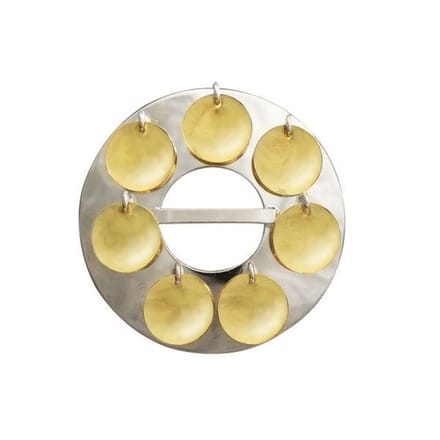 AuBor ®. Broche. Zilver. Risku 45 mm