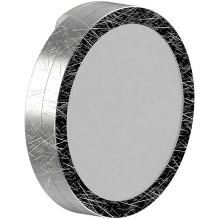 Lightme LED spiegellamp Aqua rond bladzilver
