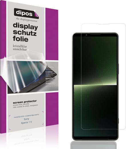dipos – 4x Beschermfolie geschikt voor Sony Xperia 1 V | Krasbestendige & heldere Screenprotector Ultra-Thin