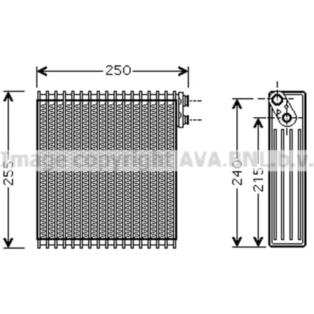 Verdamper, airconditioning AVA COOLING TOV389