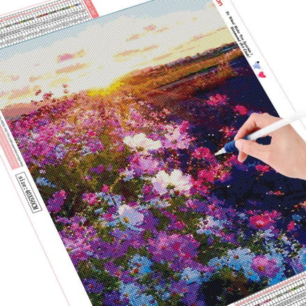 Volledige ronde diamant schilderij 5D landschap foto van strass diamant borduurwerk 20X30 brown