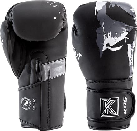 Knockout Gear Bokshandschoenen Zwart/Wit/Grijs - 10 oz