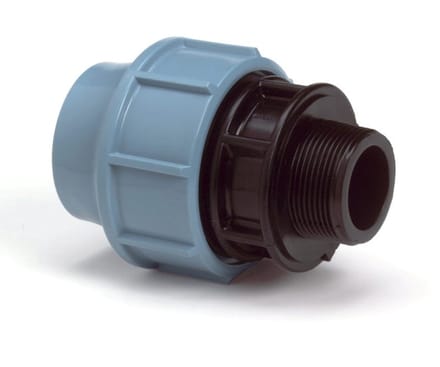 Tyleen koppeling | Verloop koppeling | 25 mm x 1" | Knel x buitendraad