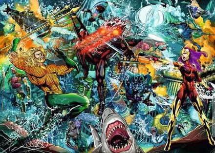 Ravensburger puzzel Aquaman 1000 stukjes - DC Comics legpuzzel.
