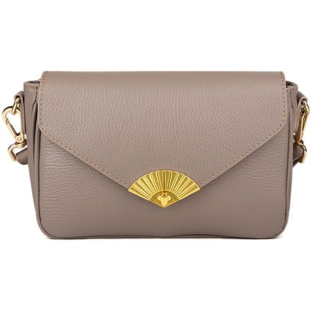 Giulia Monti Schoudertas Grijs Beige