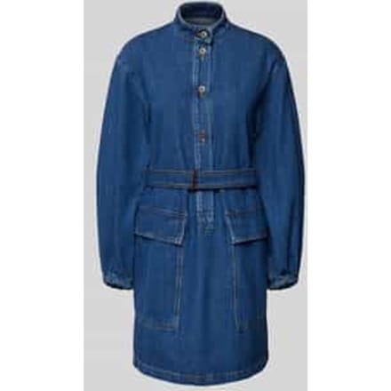 Jeansjurk met tailleriem, model 'EURO'