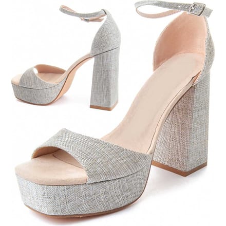 Montevida Heel Sandal Festsand7 in Grijs