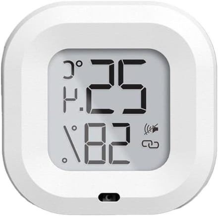 Slimme Sensor Apparaat - Temperatuur Hygrometer - Klimaat Controle - Data Export Functie - 61 Gram - Wit