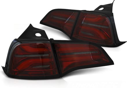 Achterlichten Tesla model 3 2017/ model Y 2020- LED - smoke rood