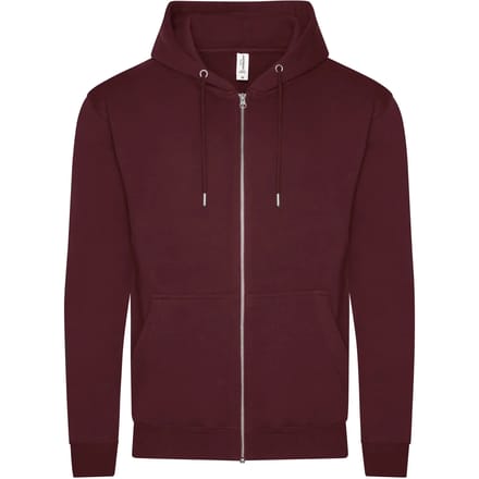 Duurzame hoodie met ritssluiting Just Hoods Organic