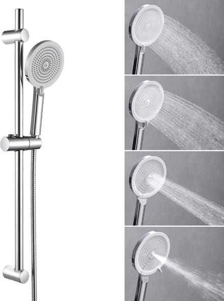 Sofetiy MAX Doucheset met Handdouche - 71 cm Glijstang - 4 standen - Waterbesparend - Chroom
