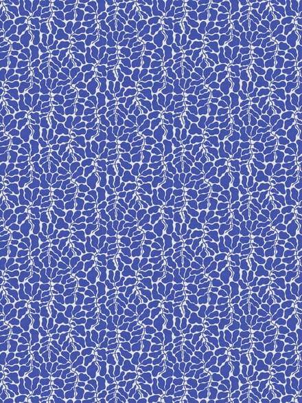 Boråstapeter Vliesbehang 2072 - Swedish Designers - Botanisch Blauw - 49cm x 10.05m