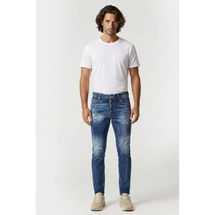 Dsquared2 Jeans 5 Pockets Blue Größe: W48 | Slim Jeans Outlet | Herren | Blau