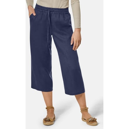Linnen broek VERA - marine - Gr. 21 van Goldner Fashion