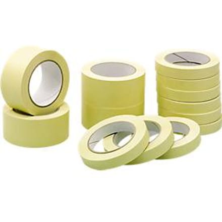 Kwaliteits afdektape van papier, B 19 mm, 16 rollen