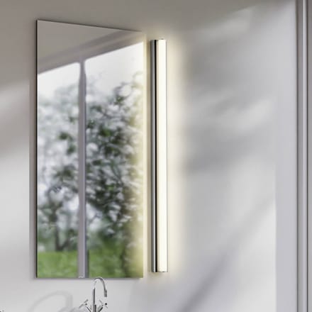 Helestra LED spiegellamp LOOM 2, lengte 90 cm, IP44, CCT