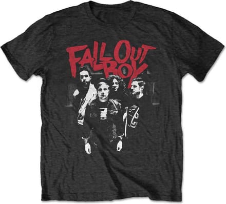 Fall Out Boy - Punk Scratch Heren T-shirt - XL - Zwart
