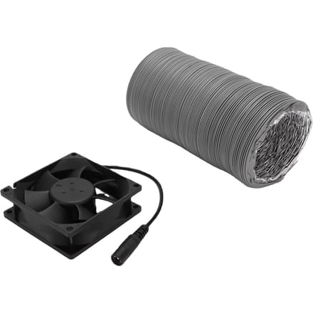 Kit de Ventilation Réglable avec Ventilateur d'Extraction Puissant Filtre Support Magnétique pour Boîtier d'Imprimante 3D Extraction Efficace