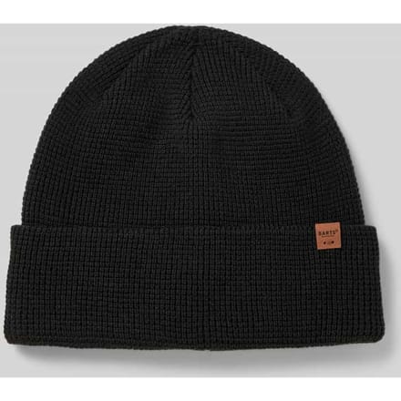 Beanie met labeldetail