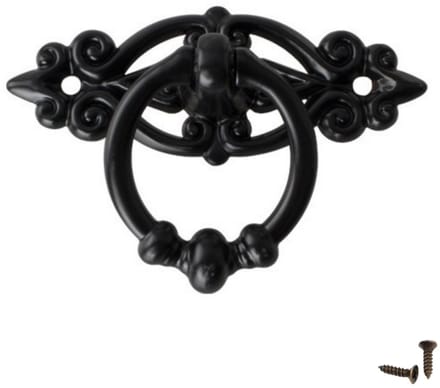Kastknop Zwart - 6.5cm - Landelijk & Industrieel- Meubelknop - ladegreep