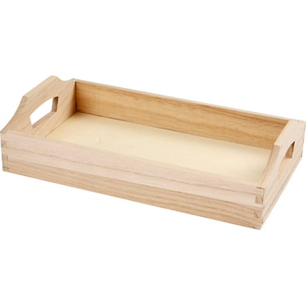 Dienblad Creativ Company hout 30x17x5cm