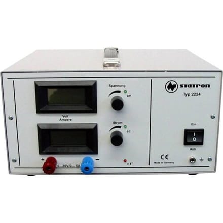 Statron 2224.9 Labvoeding, regelbaar 0 - 30 0 - 5 A 150 W Aantal uitgangen: 1 x