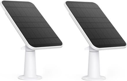 eufy Security zonnepaneel 2-pack - Geschikt voor alle eufyCams - 3W - Bundelvoordeel