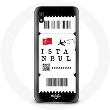 Coque pour Samsung Galaxy A10 Billet d'avion Istanbul Turquie
