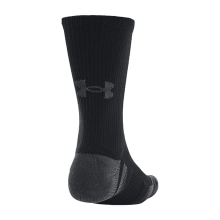 Under Armour Performance Tech Crew Sokken voor volwassenen (pak van 3) (Zwart)