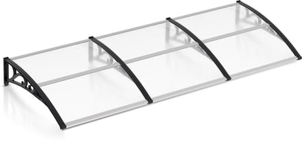 Deurluifel - Afdak deurluifel voor Voordeur en Buitenterras - 300 cm breed - 300x100cm - transparant
