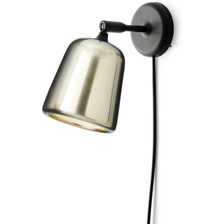 New Works Material The Original Wandlamp - staal geel