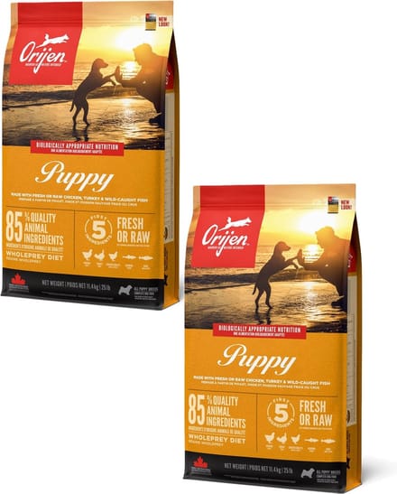 Orijen Puppyvoer - Hondenvoer - 2 x 11.4 kg