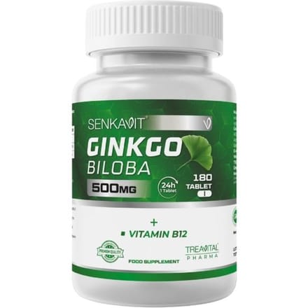 Senkavit Ginkgo Biloba et B12 180 Comprimés 1 PC