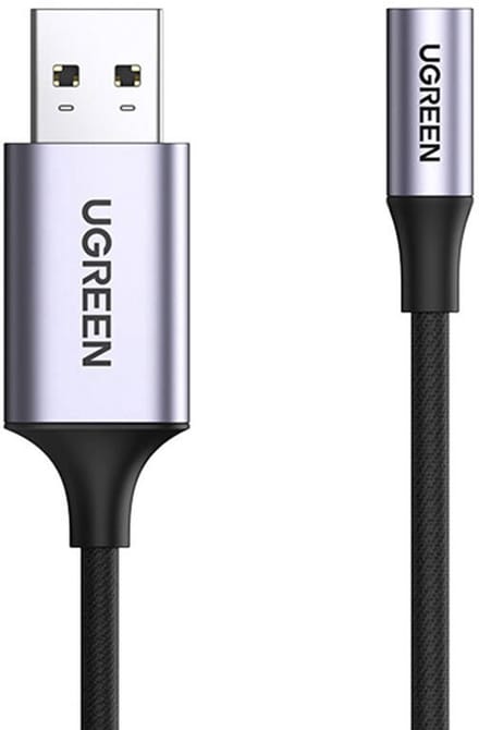 Ugreen Audio Adapter Usb Naar Mini Jack 3.5Mm Aux Voor Laptop